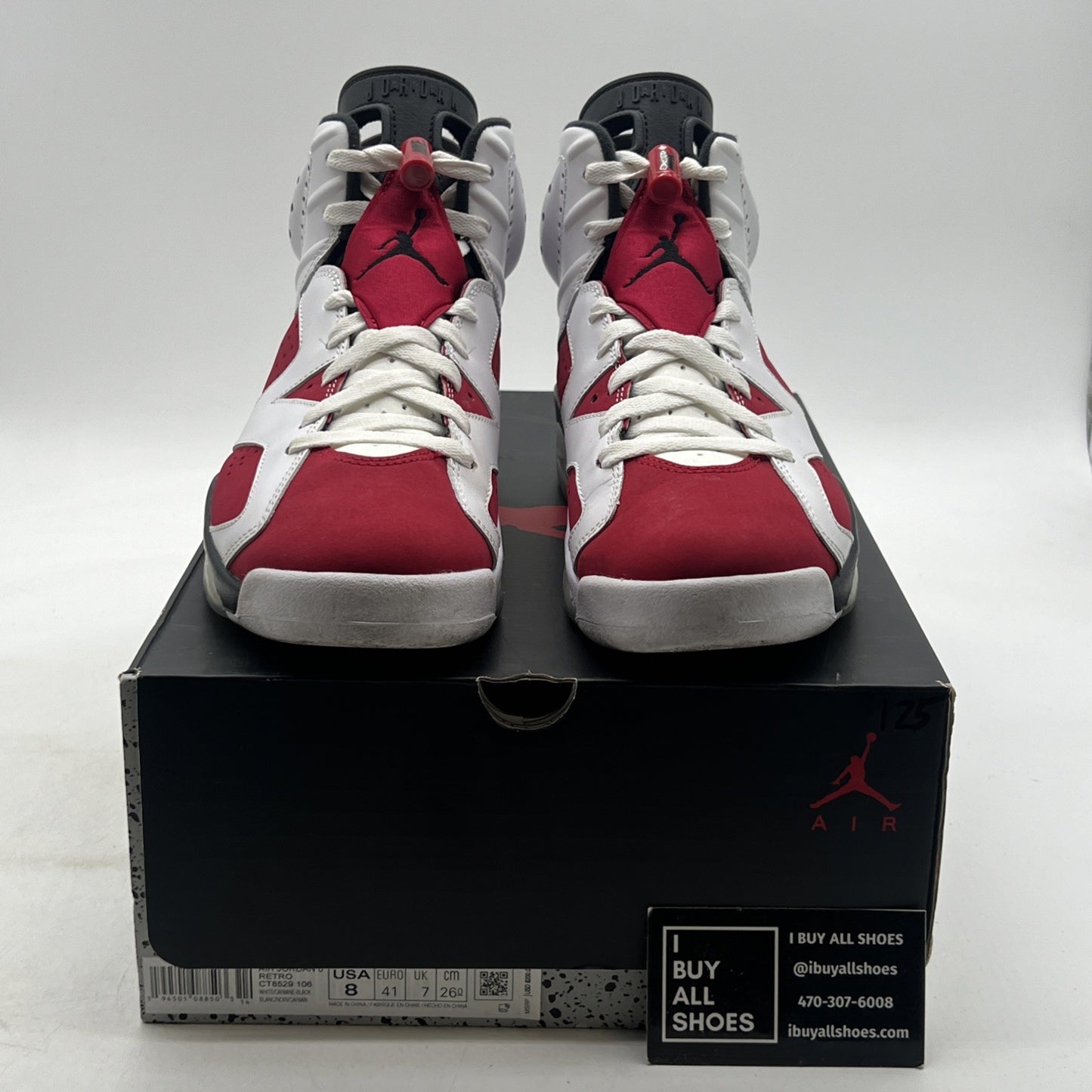 Size 8 - Air Jordan 6 Retro OG Mid Carmine (CT8529-106)