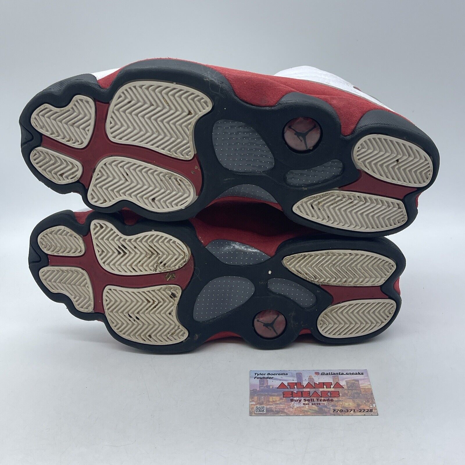 Size 10.5 - Jordan 13 Retro Chicago 2017 Red Suede Black White (414571-122)
