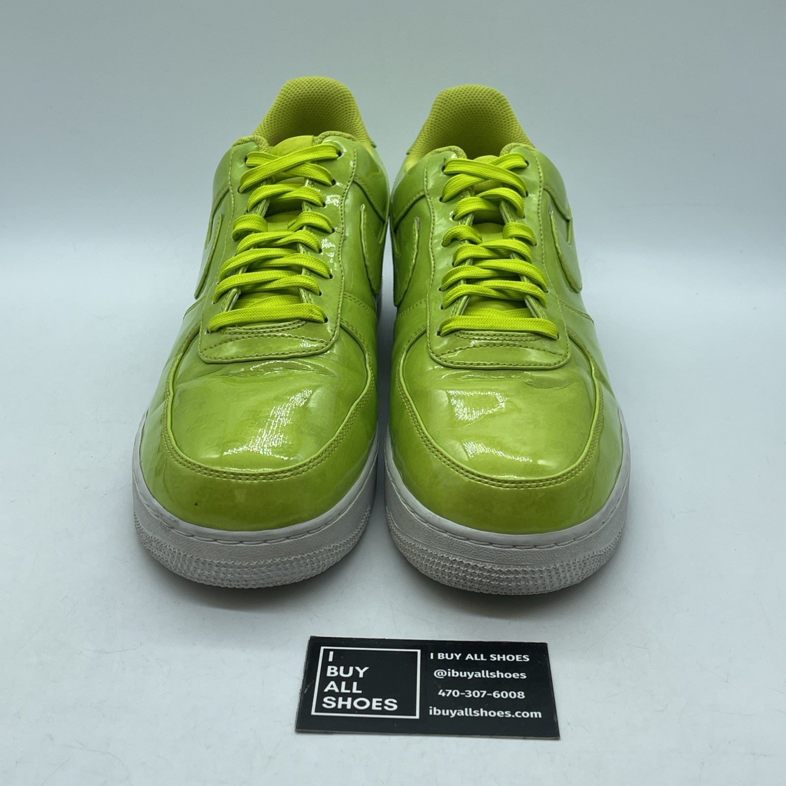 Size 12 - Nike Air Force 1 '07 LV8 UV Cyber Green Leather (AJ9505-300)