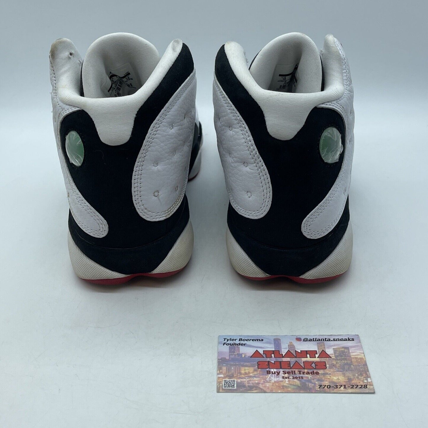 Size 10 - Jordan 13 Retro He Got Game 2018 Black White Red (414571-104)