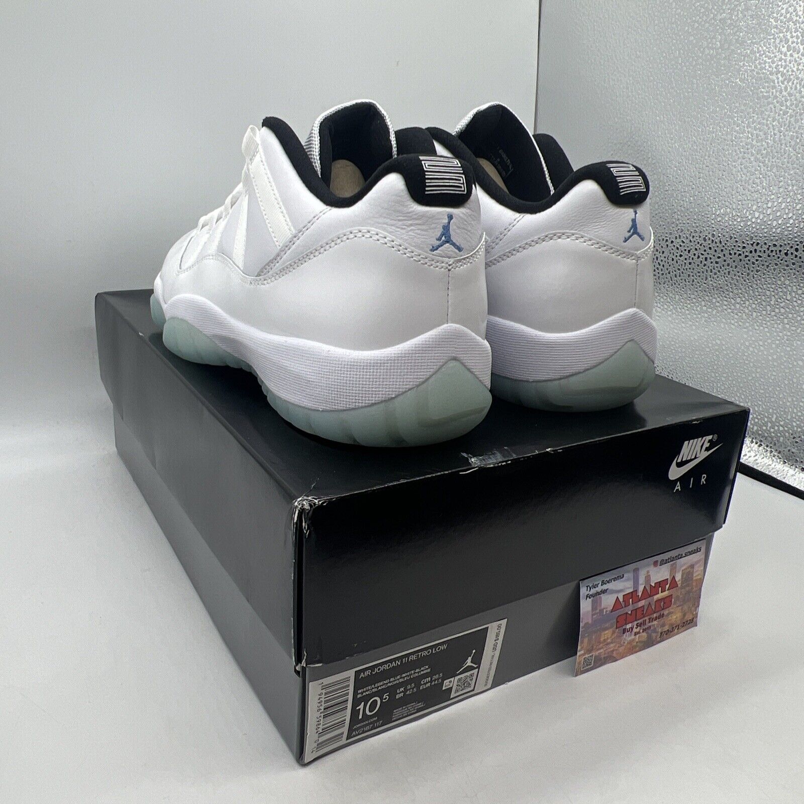 Size 10.5 - Jordan 11 Retro Low Legend Blue Brand New Og All