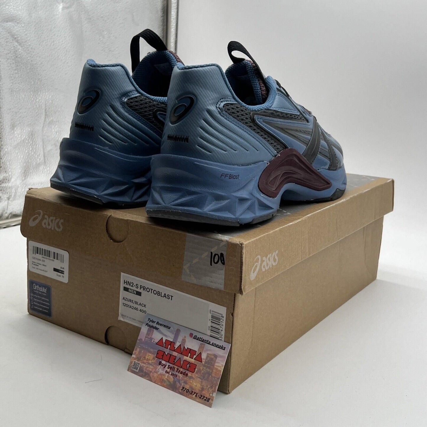 Size 11 - ASICS Kiko Kostadinov x HN2-S Protoblast Aquatic (1201A246-400)