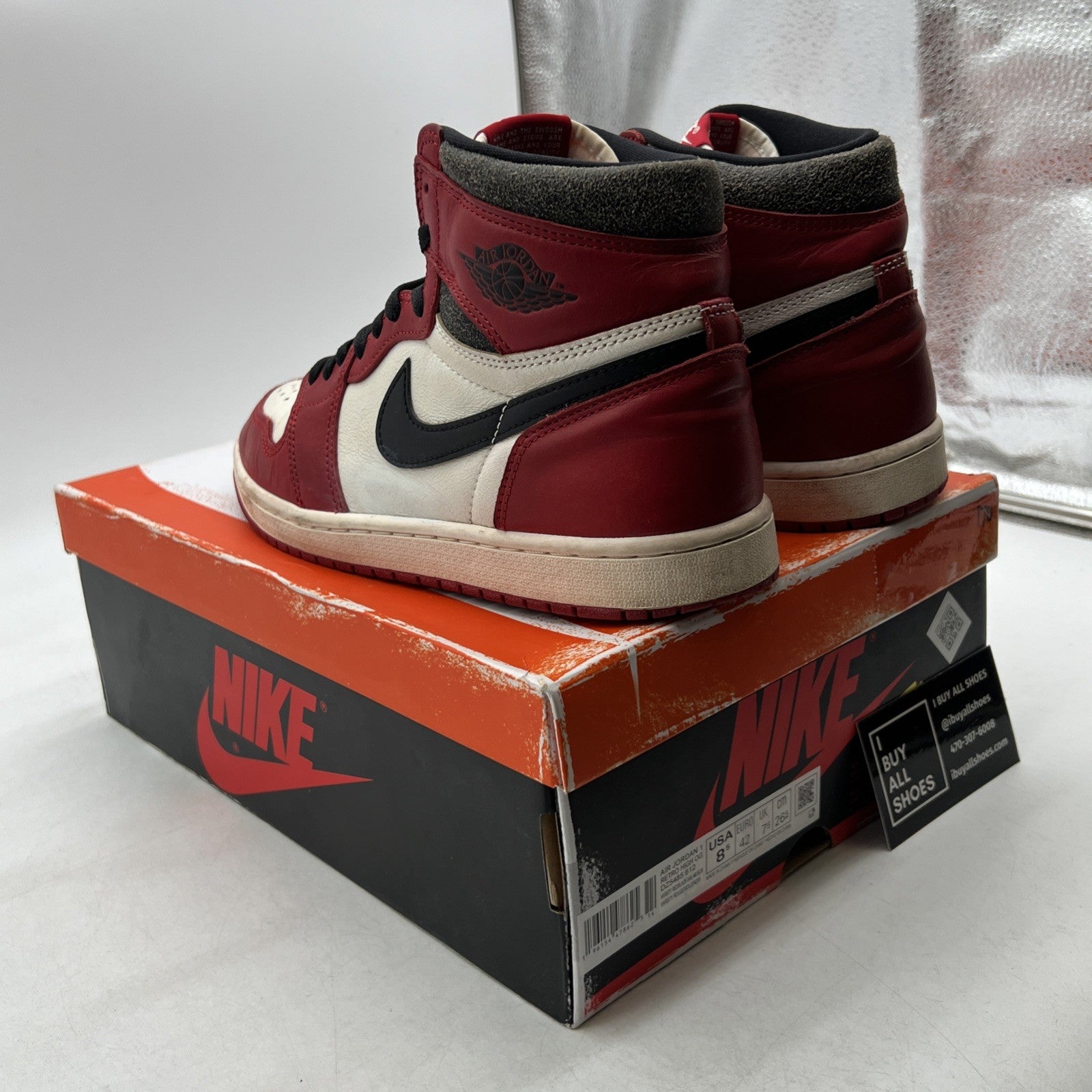 Size 8.5 - Air Jordan 1 Retro High Chicago Reimagined Lost & Found (DZ5485-612)