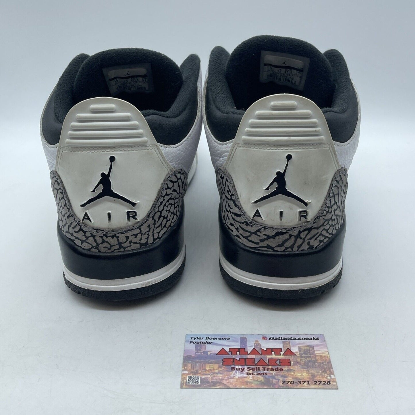 Size 13 - Air Jordan 3 Retro Infrared 23 Black Red White Grey (136064-123)