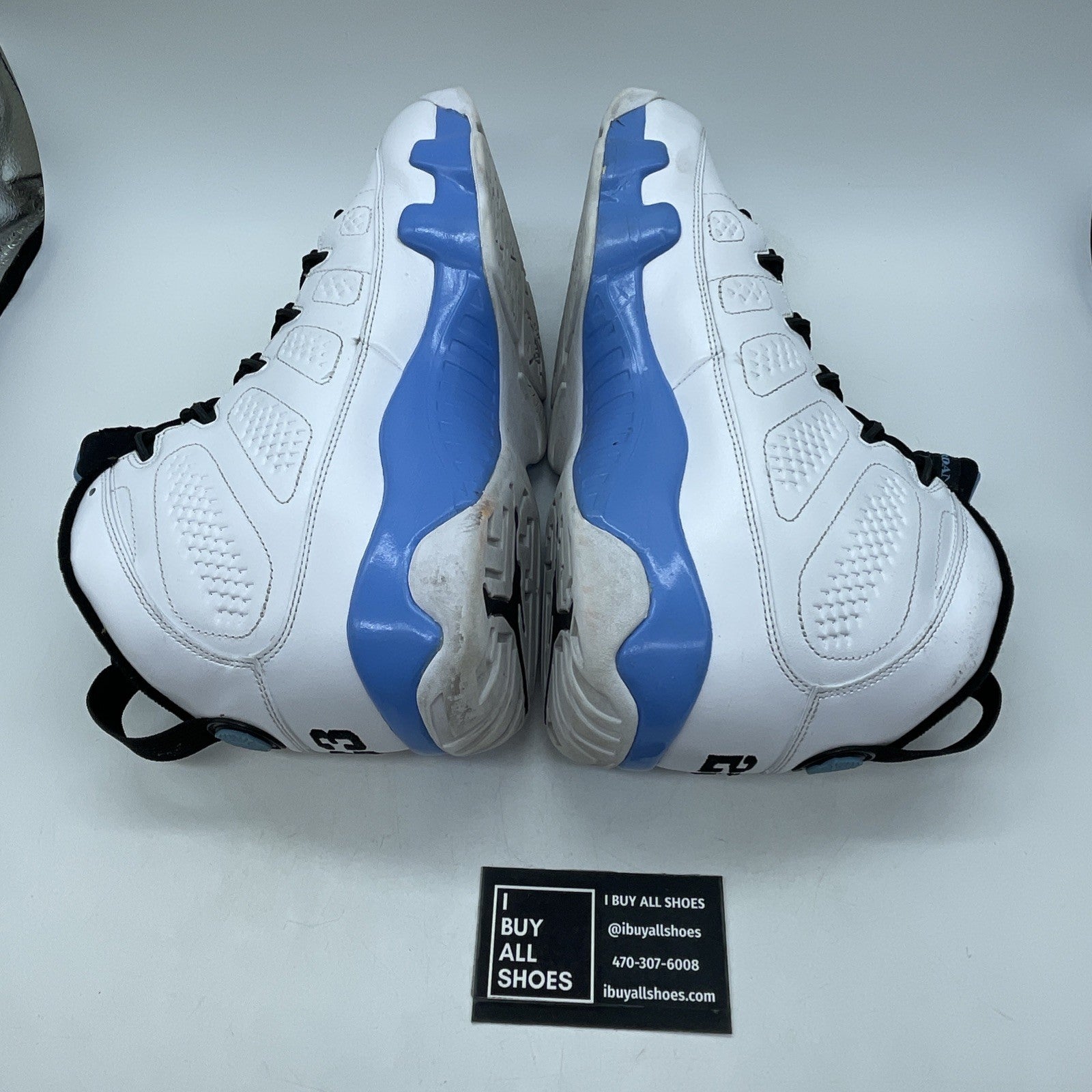 Size 12 - Air Jordan 9 Retro 2010 Powder Blue (302370-103)