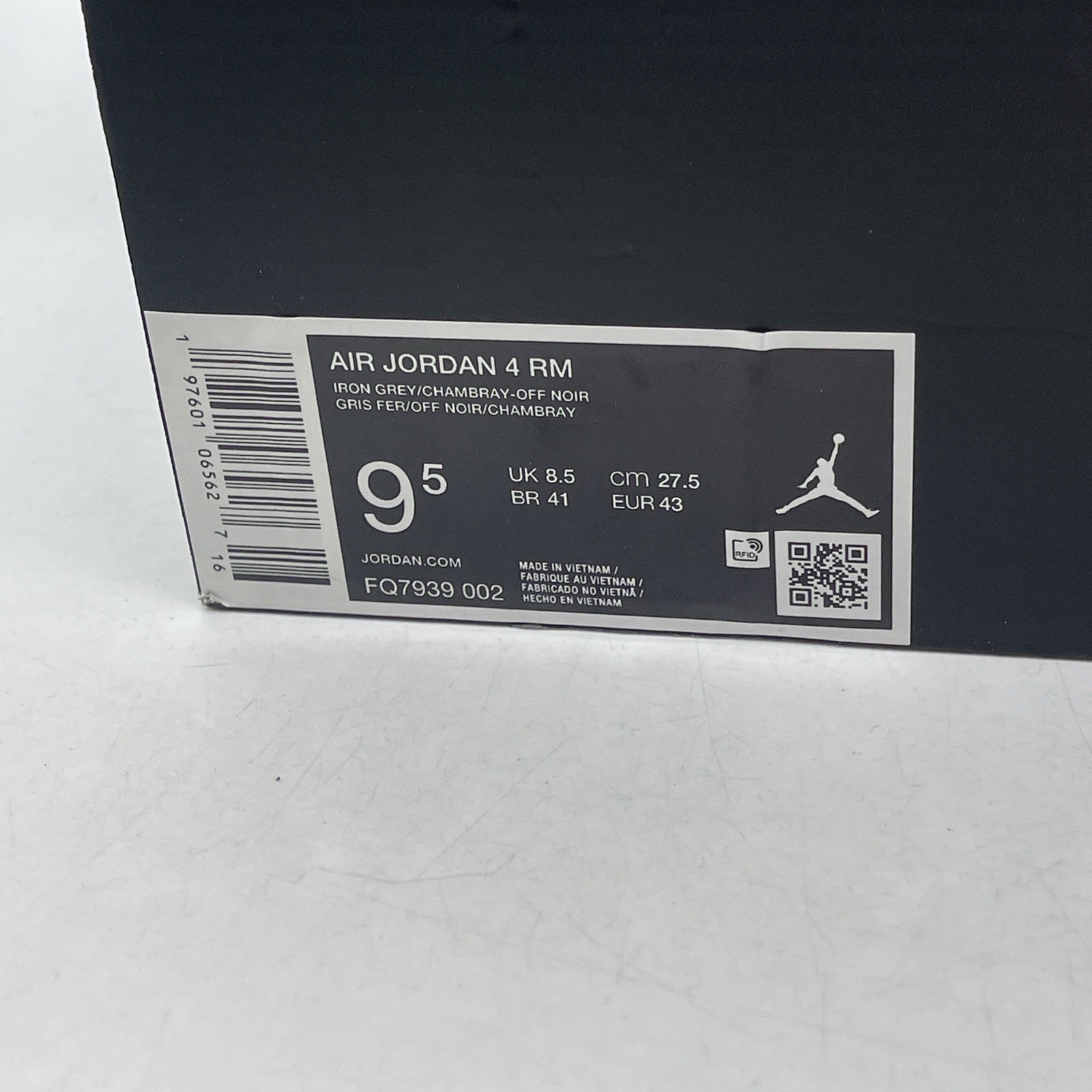 Size 9.5 - Air Jordan 4 RM Iron Grey (FQ7939-002)