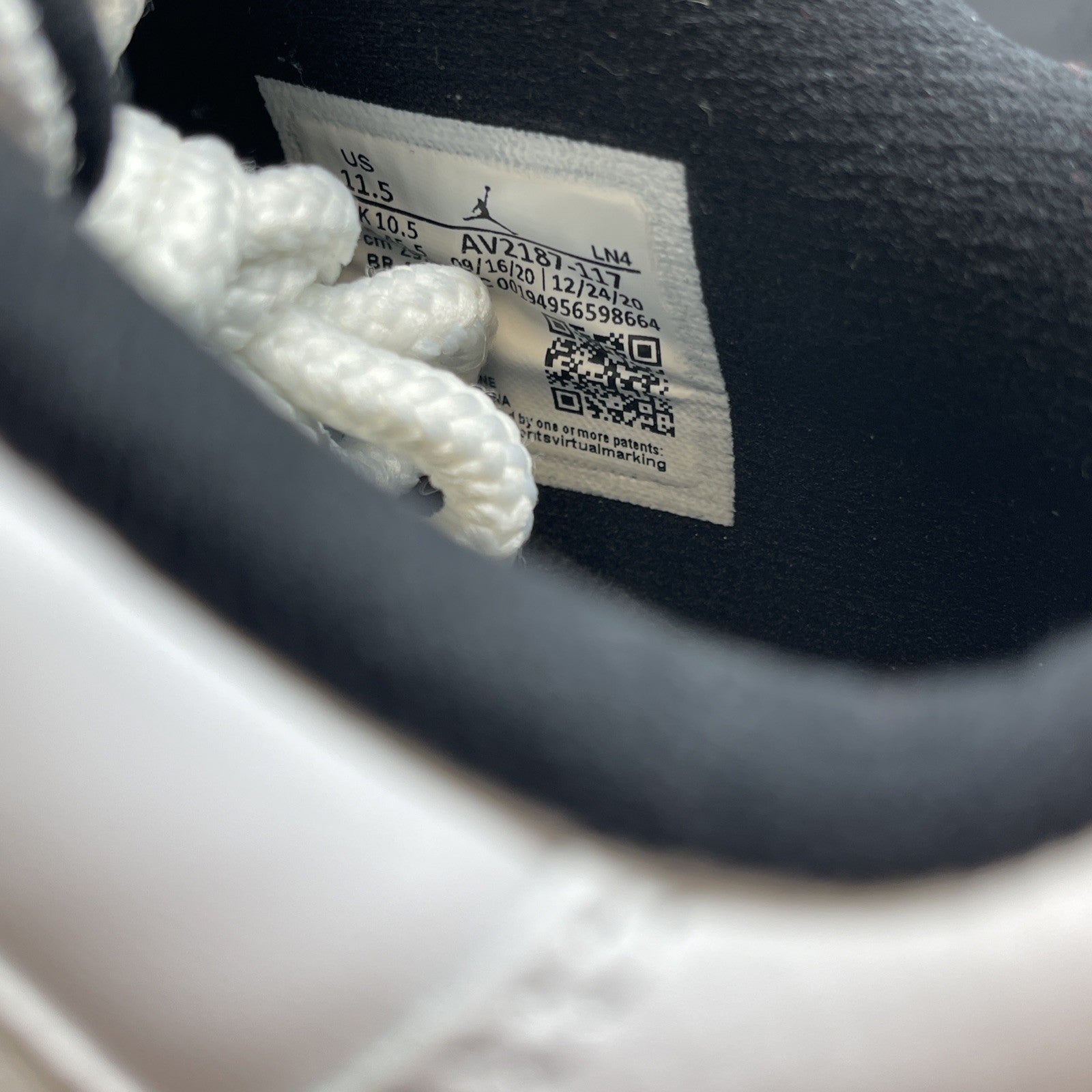 Size 11.5 - Jordan 11 Retro Low Legend Blue White Leather (AV2187-117)