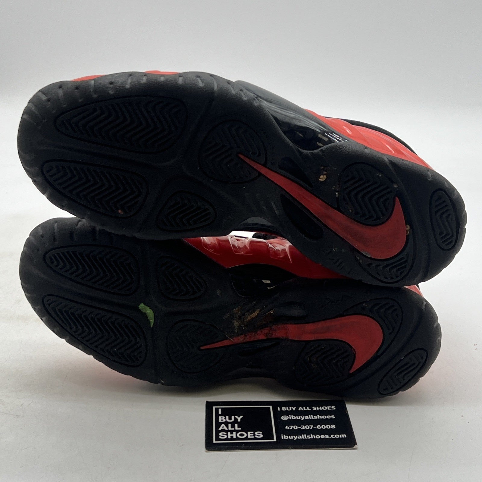 Size 6.5Y - NIKE LITTLE POSITE ONE (GS) "HABANERO RED" (644791-603)