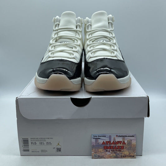 Size 11.5W - Jordan 11 Retro Mid Neapolitan Brown White Leather (AR0715-101)
