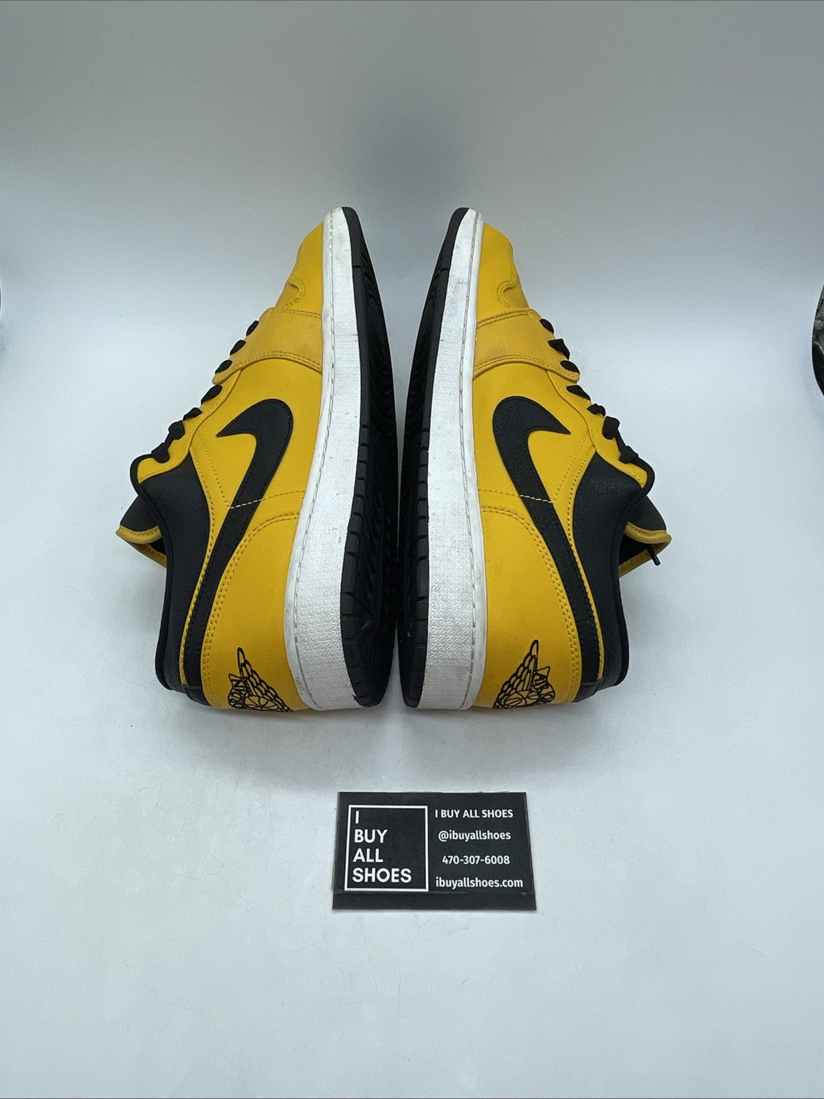 Size 13 - Air Jordan 1 Low University Gold Black (553558-700)