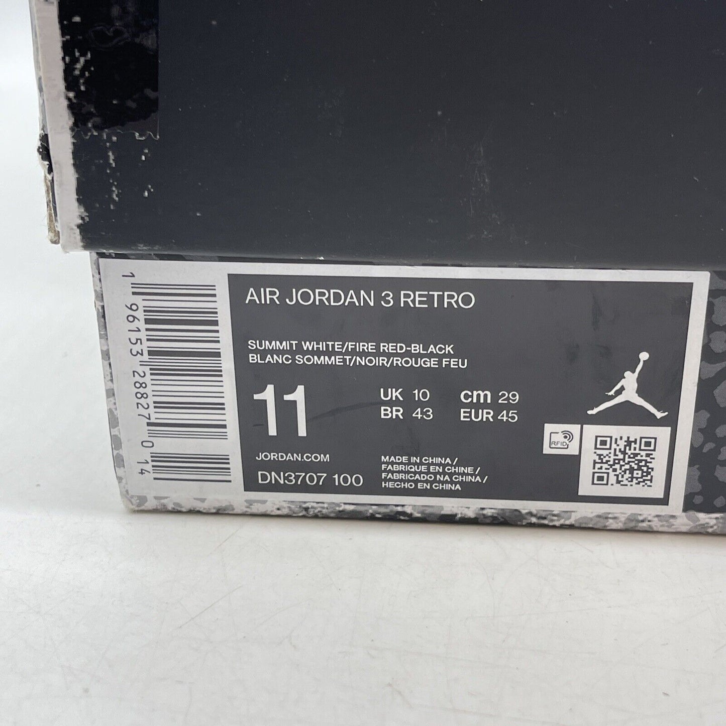 Size 11 - Jordan 3 Retro Mid White Cement Reimagined Suede Leather (DN3707-100)