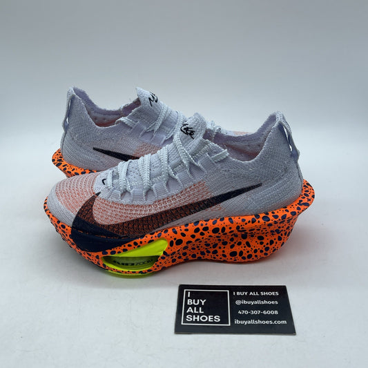 Size 5.5W - Nike Air Zoom Alphafly NEXT% 3 Electric Pack Blue Suede (FN7673-900)