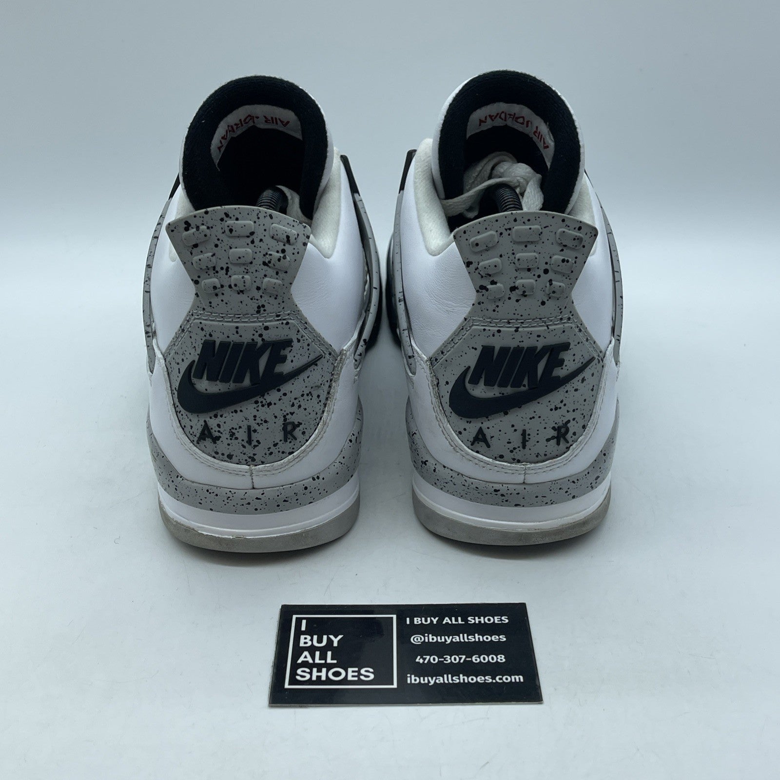 Size 9 - Jordan 4 Retro OG Mid White Cement White Leather (840606-192)
