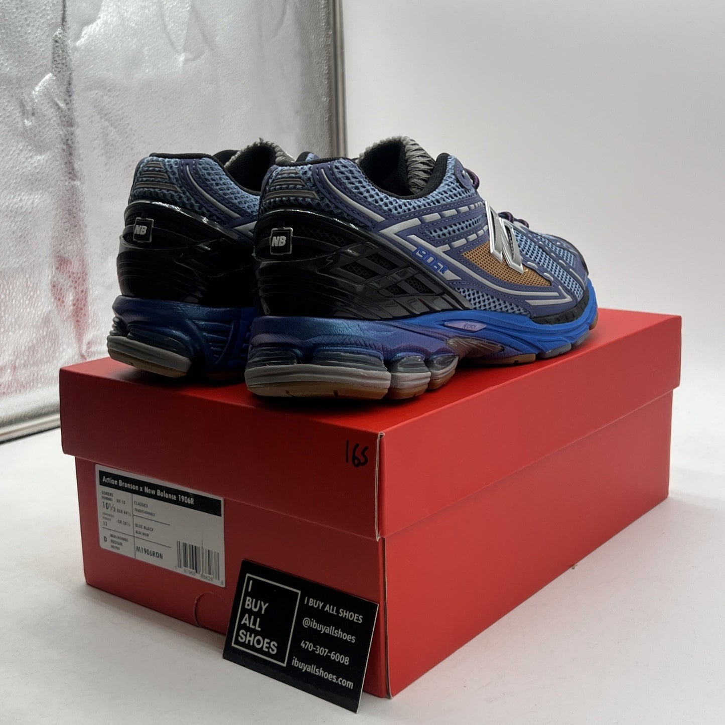 Size 10.5 - New Balance Action Bronson x 1906R Medusa Azul (M1906RON)