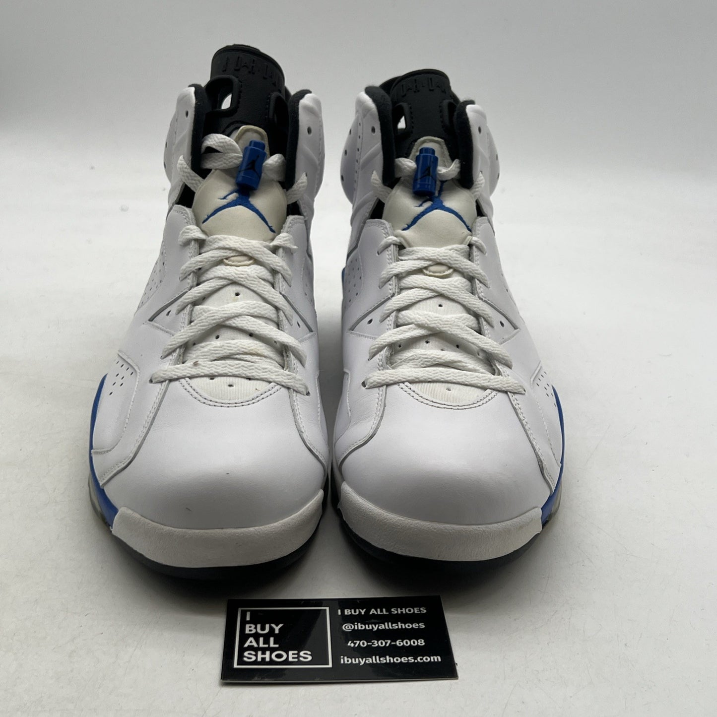 Size 14 - Air Jordan 6 Retro 2014 Sport Blue (384664-107)