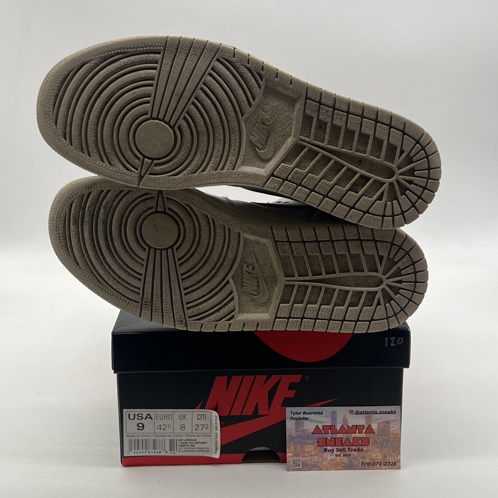 Size 9 - Air Jordan 1 Retro SB High NYC to Paris (CD6579-006)