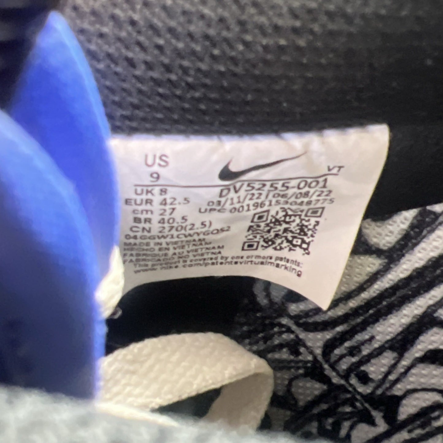 Size 9 - Nike Undefeated x Air Force 1 Low Community (DV5255-001)