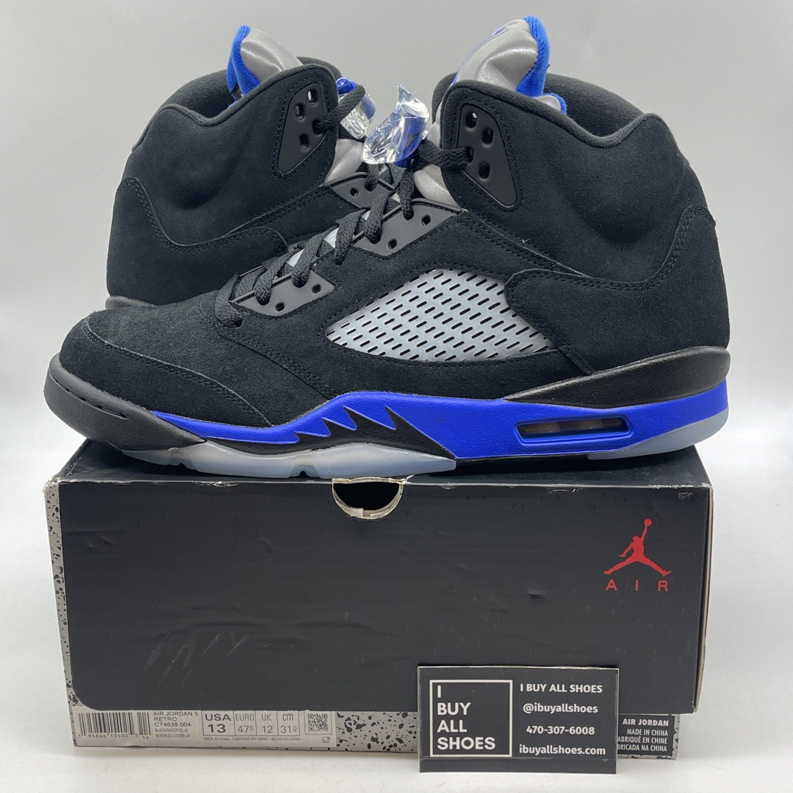Size 13 - Air Jordan 5 Retro Mid Racer Blue (CT4838-004)