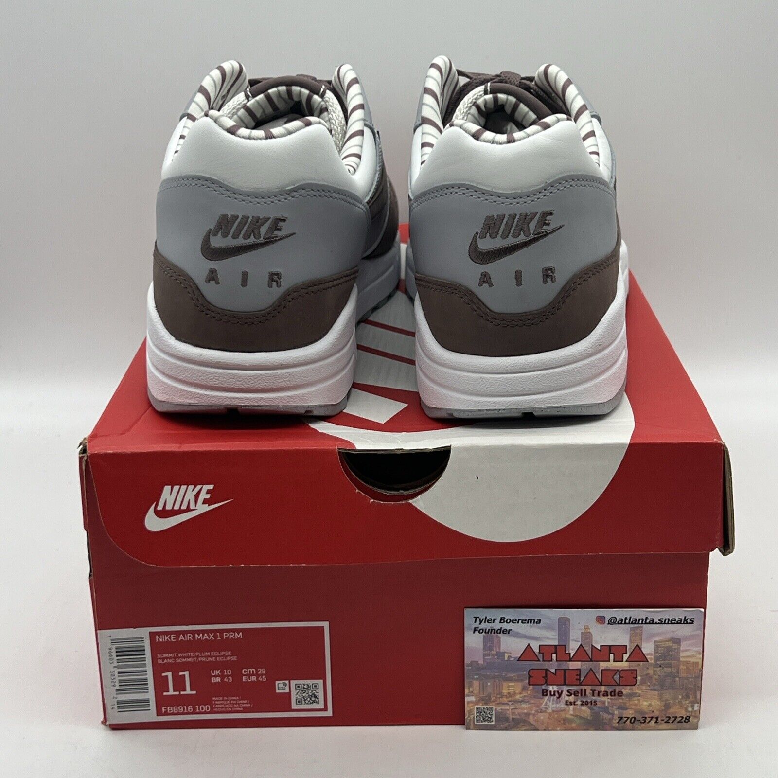 Size 11 - Nike Air Max 1 Premium Low Shima Shima Brand New Og All