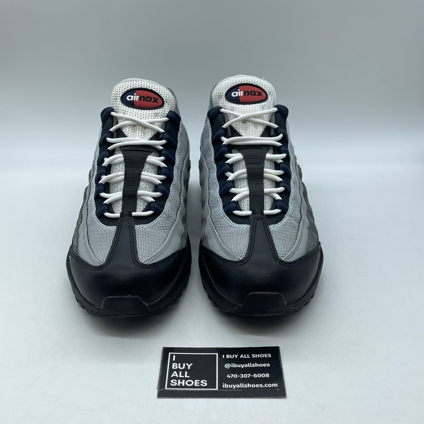Size 10 - Nike Air Max 95 Smoke Grey Track Red Suede Leather (DM0011-007)