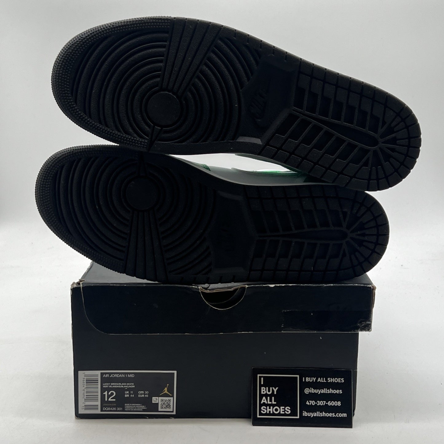 Size 12 - Air Jordan 1 Mid Lucky Green (DQ7426-301)