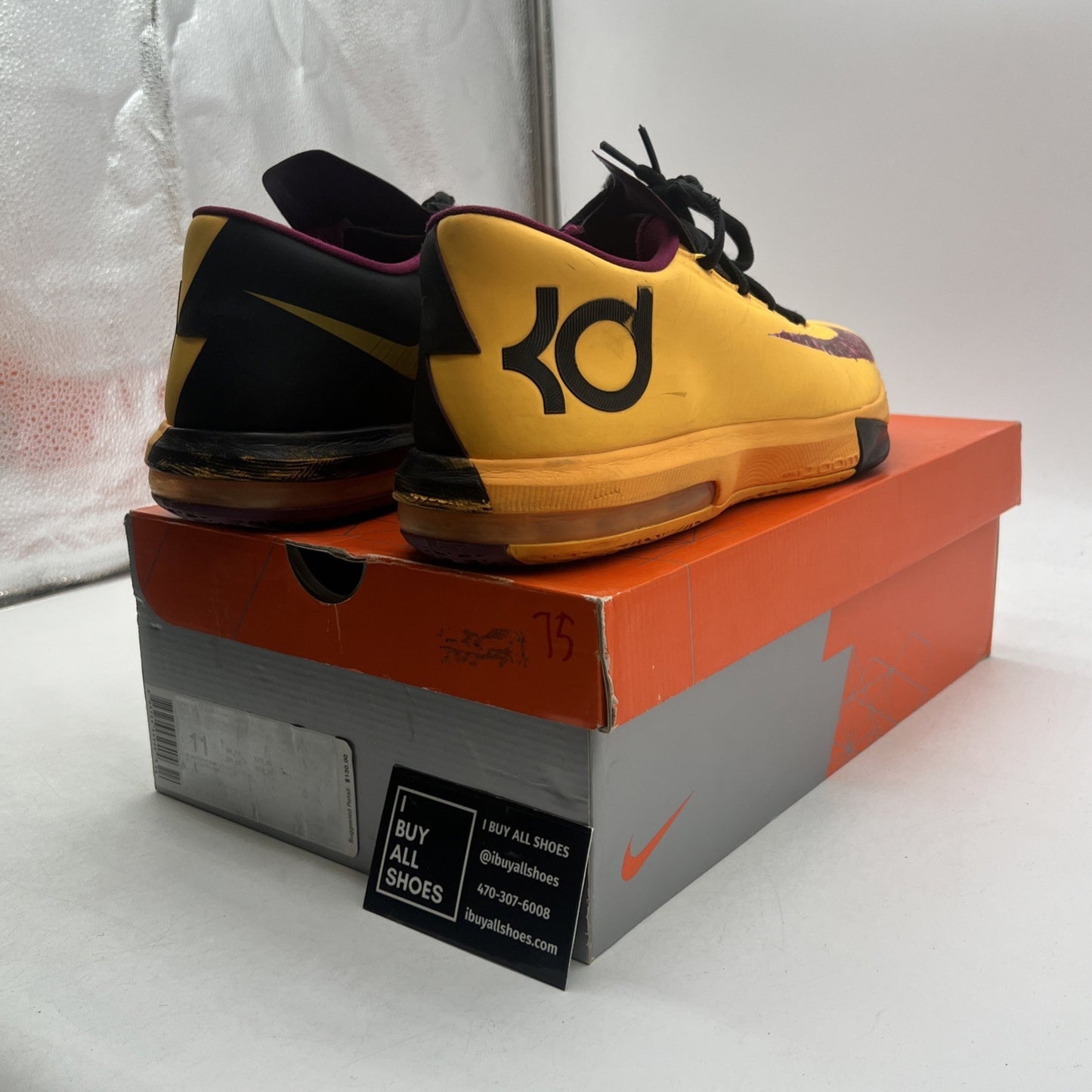 Size 11 - Nike KD 6 2013 Peanut Butter & Jelly (599424-801)