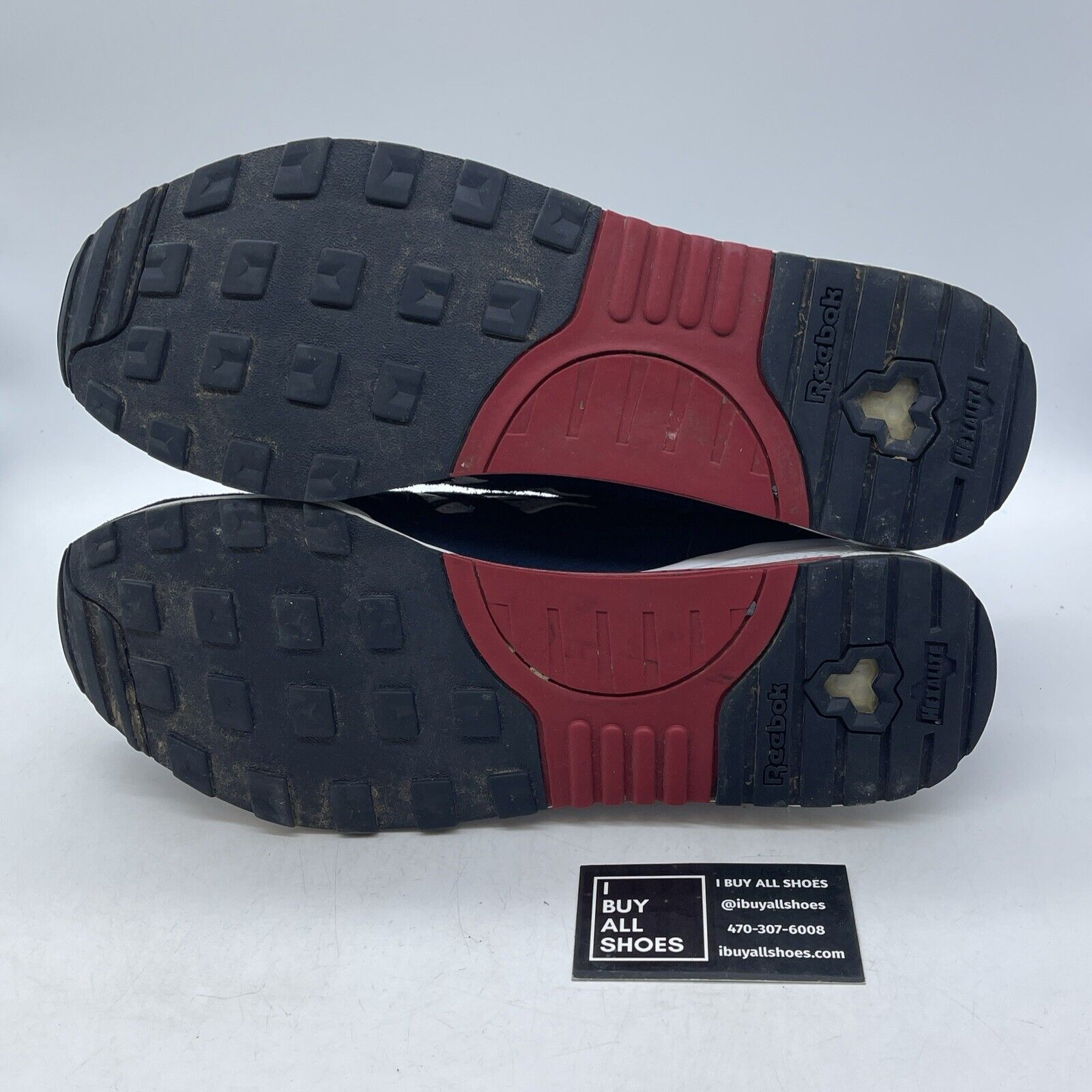 Size 13 - Reebok Awd Navy Blue Ventilator Reebok Blue White Suede (M46439)