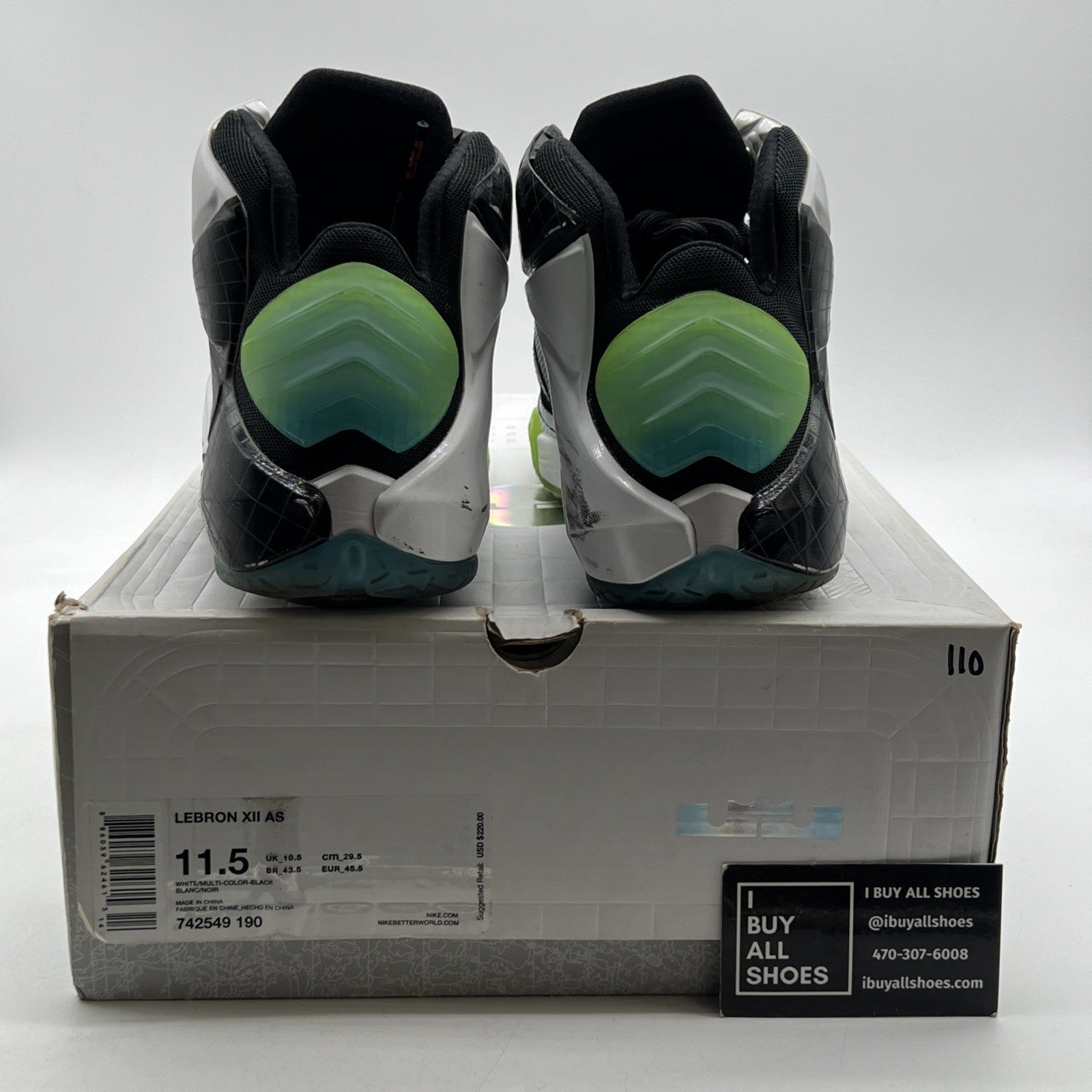 Size 11.5 - Nike LeBron 12 All Star (742549-190)