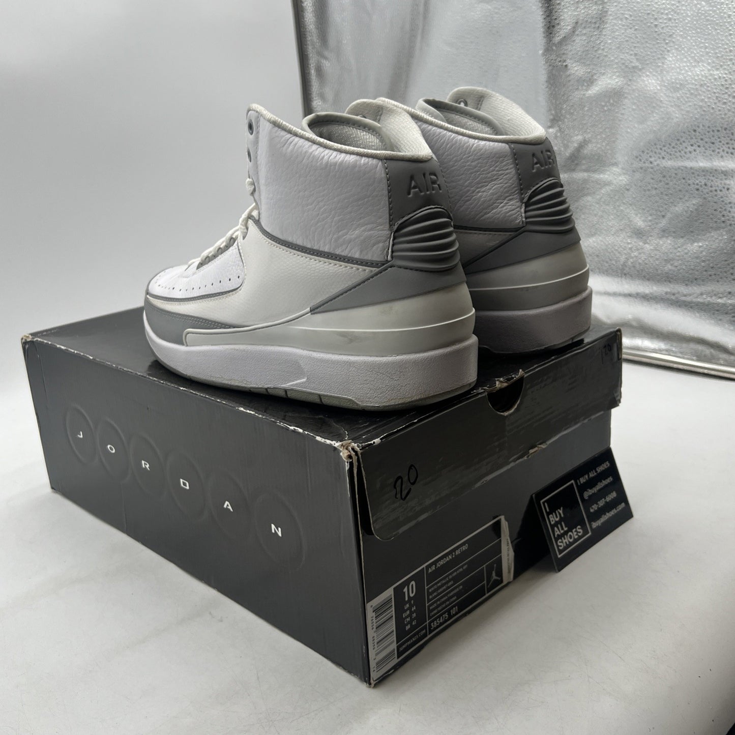 Size 10 - Air Jordan 2 Retro 25th Anniversary (385475-101)