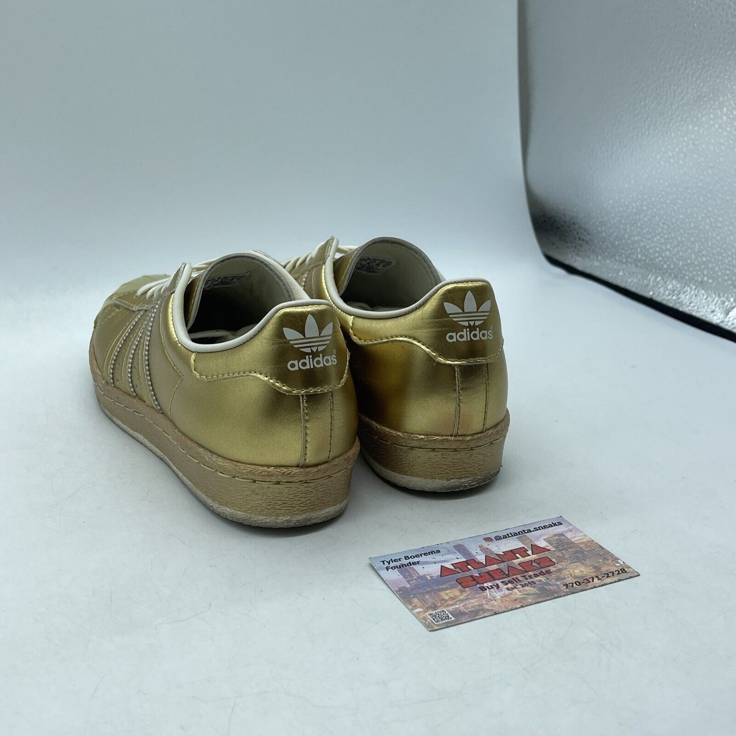 Size 4.5 - Superstar 80s Metallic Gold Pack Leather (BB2403)