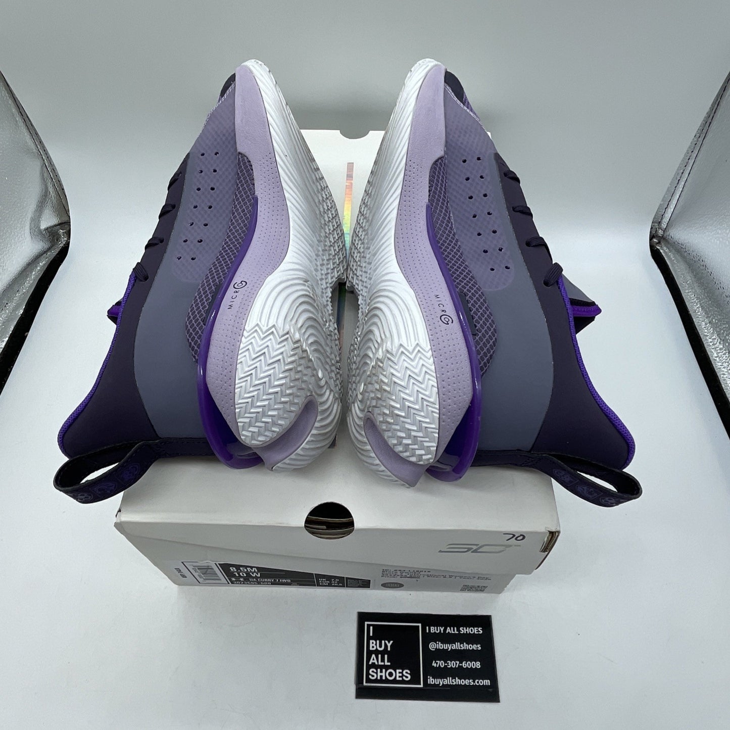 Size 8.5 - Under Armour Curry 7 International Women's Day (3023595-500)