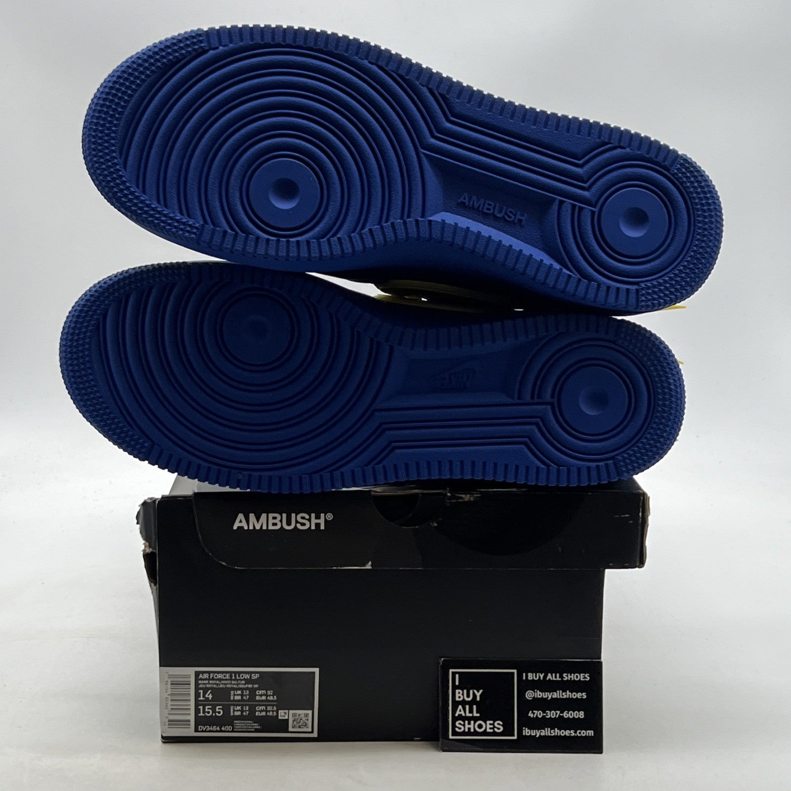 Size 14 - Nike AMBUSH x Air Force 1 Low Game Royal (DV3464-400)