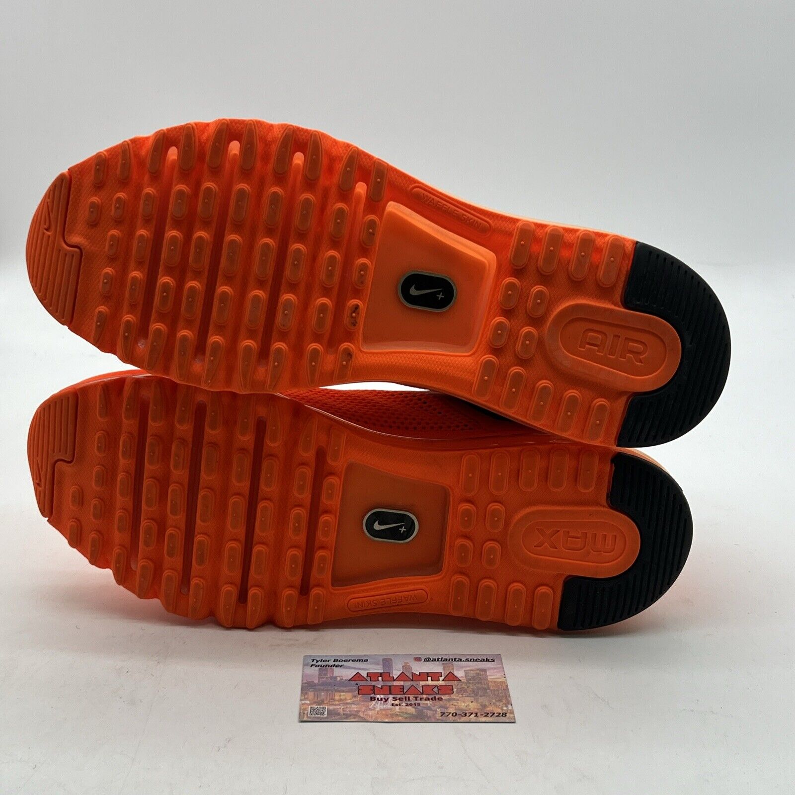 Size 11 - Nike Air Max 2013 ORANGE Black (554886-800)