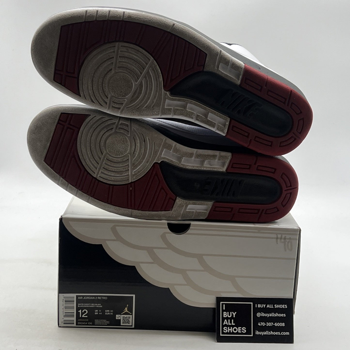 Size 12 - Air Jordan 2 Retro Mid Chicago (DX2454-106)