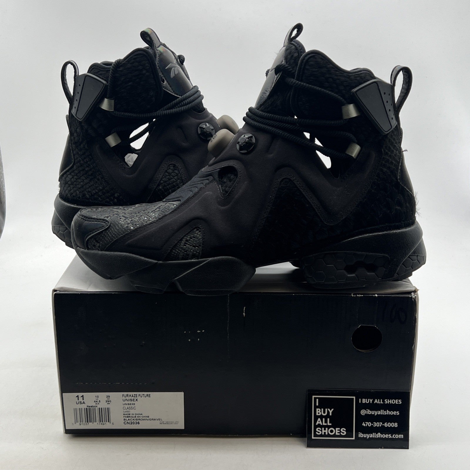Size 11 - Reebok Furikaze x Future Black (CN2036)