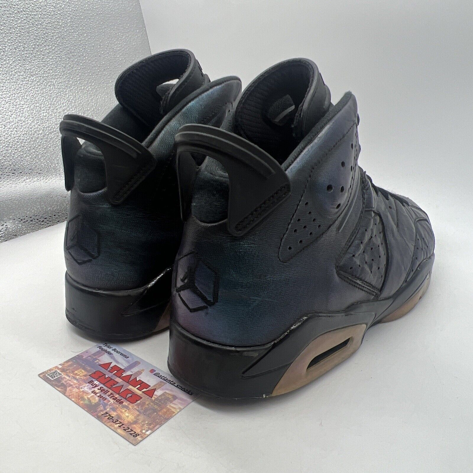Size 12 - Air Jordan 6 Retro All Star - Chameleon Black Blue Purple (907961-015)