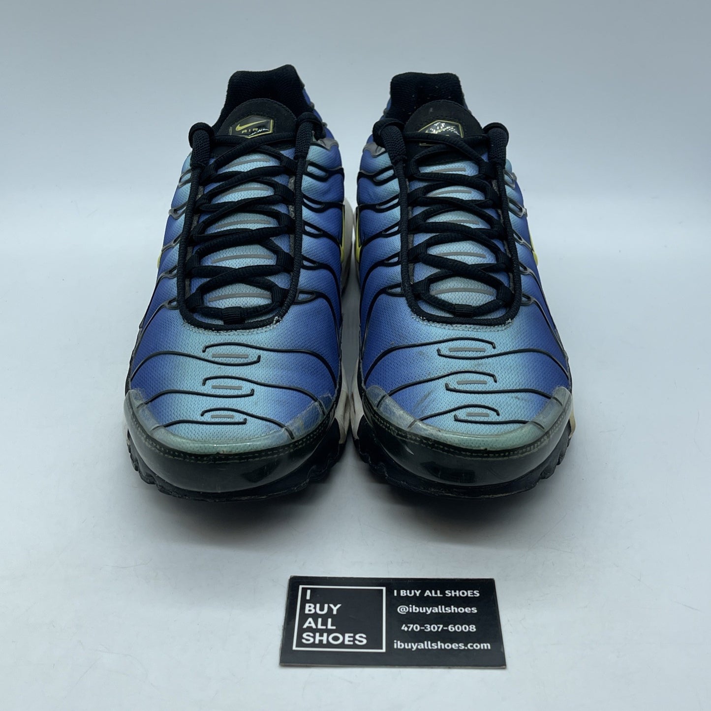 Size 13 - Nike Air Max Plus Hyper Blue Black Suede Leather (604133-475)