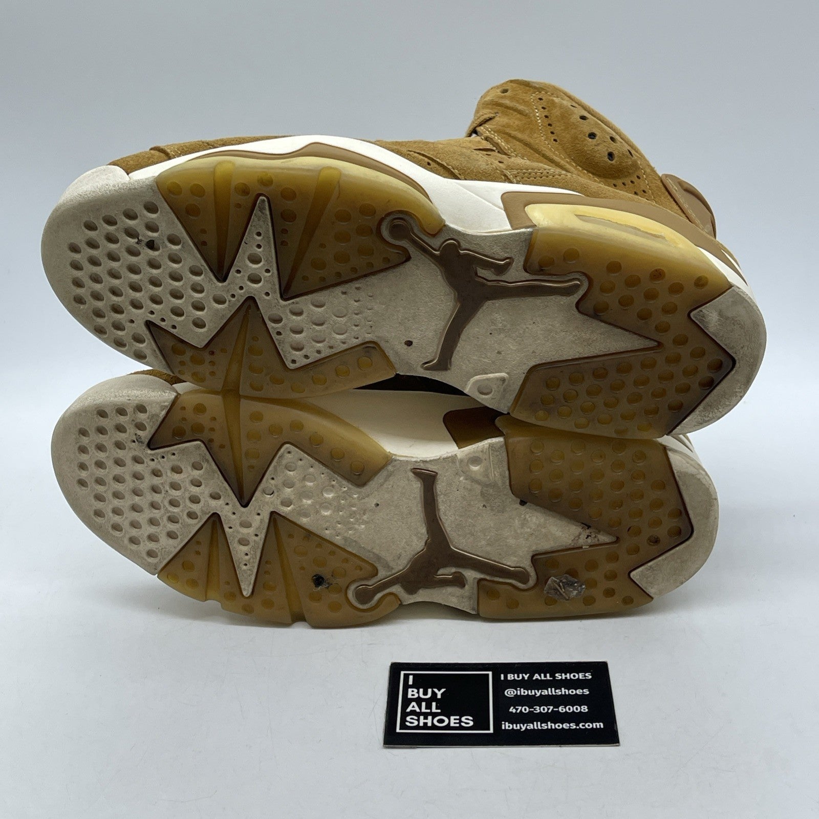 Size 8 - Air Jordan 6 Retro Wheat Brown Suede (384664-705)