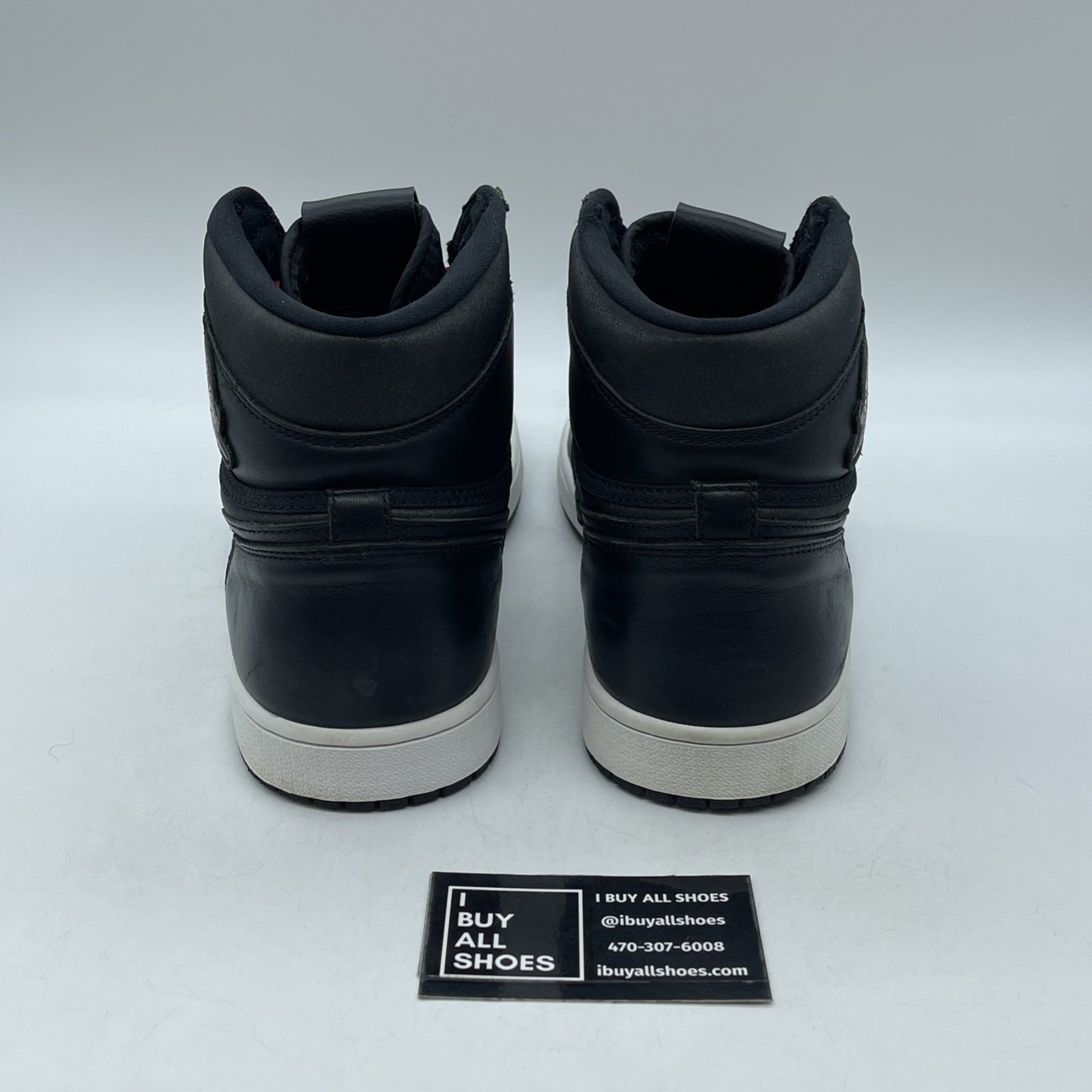 Size 11 - Air Jordan 1 Retro OG High Black Gym Red Leather (555088-060)