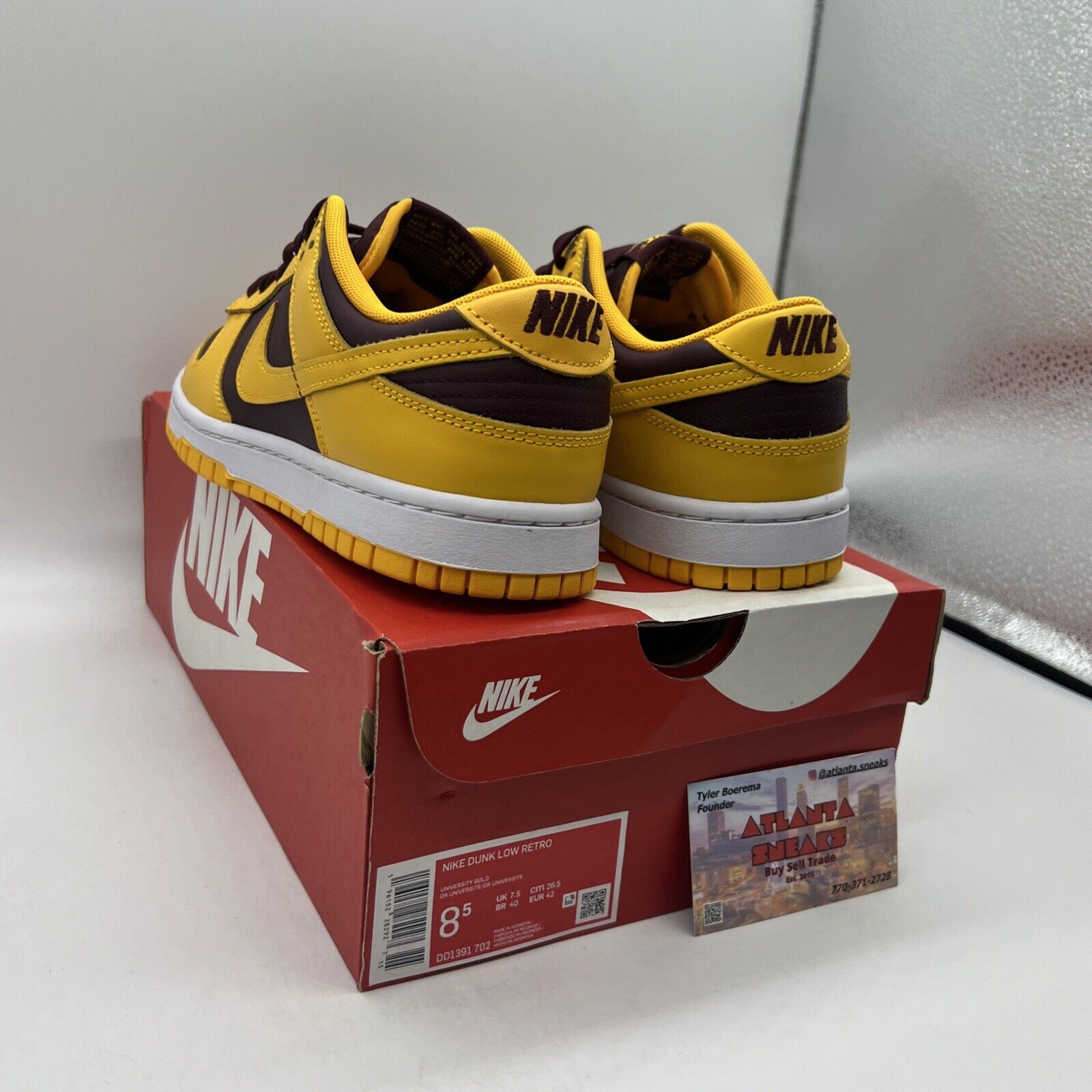 Size 8.5 - Nike Dunk Low Retro Arizona State Sun Devils 2022 Brand New Og