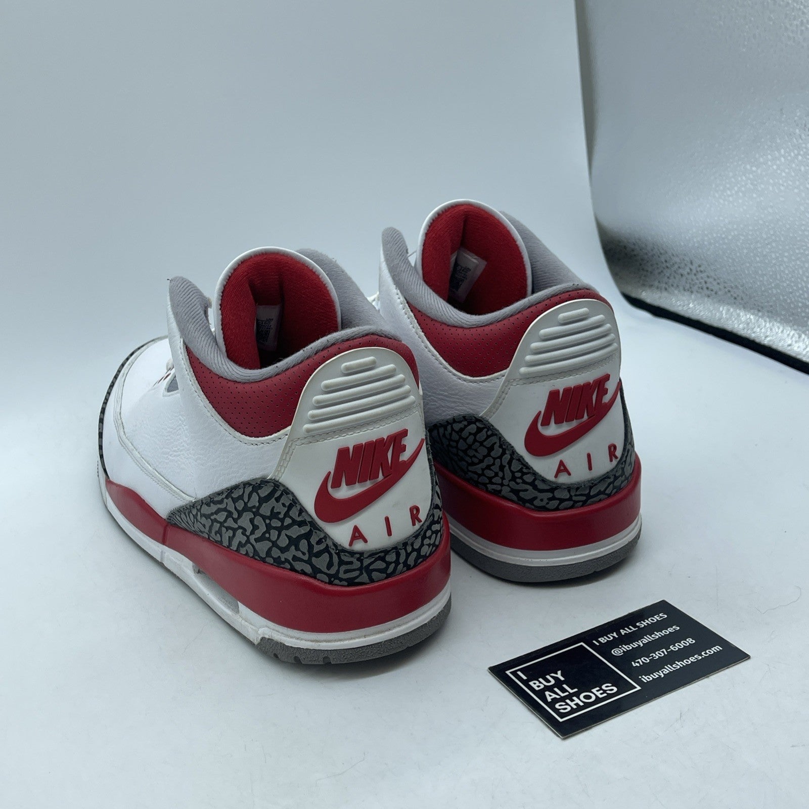 Size 11.5 - Jordan 3 Retro Mid Fire Red White Grey Suede (DN3707-160)