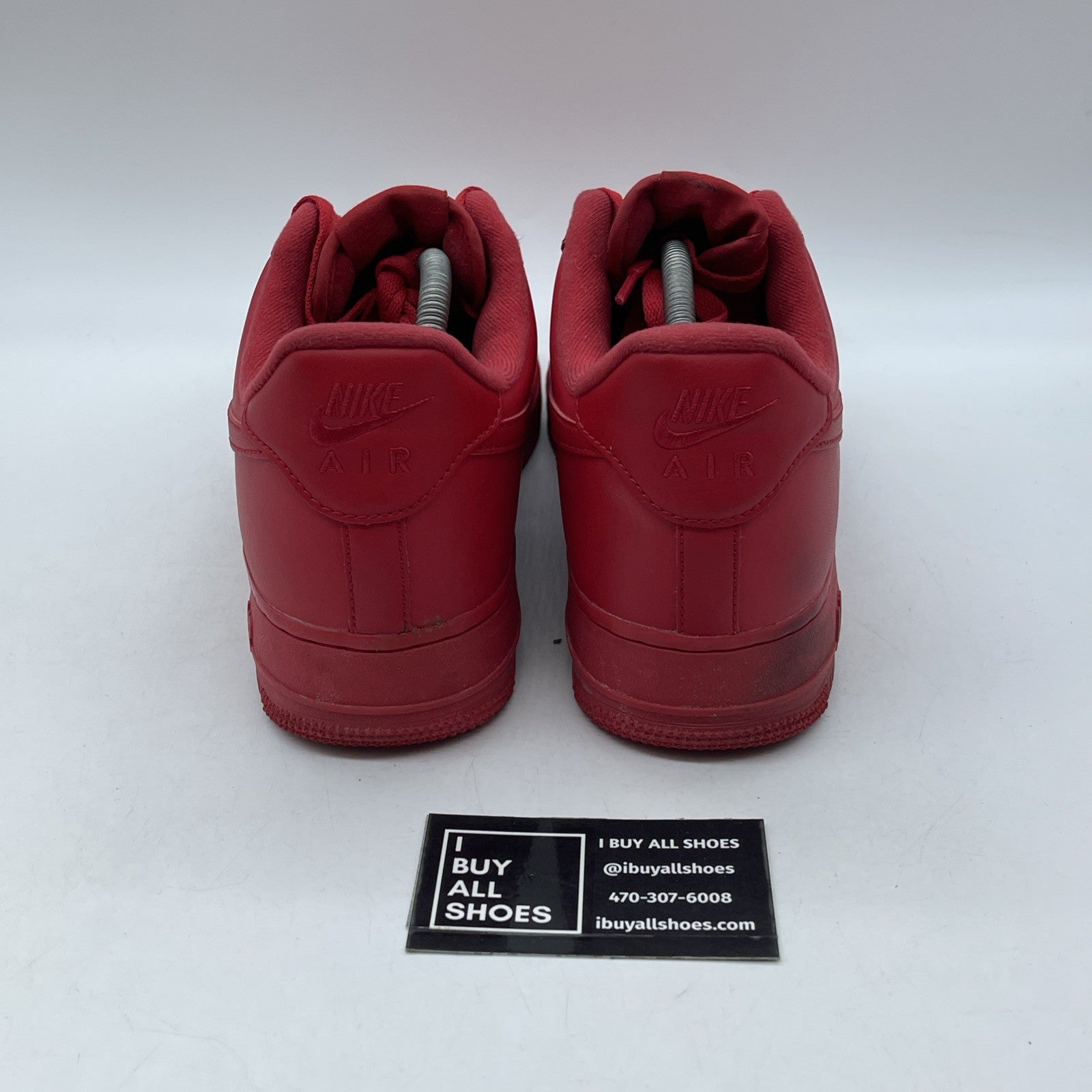 Size 10.5 - Nike Air Force 1 Low Triple Red Leather (CW6999-600)