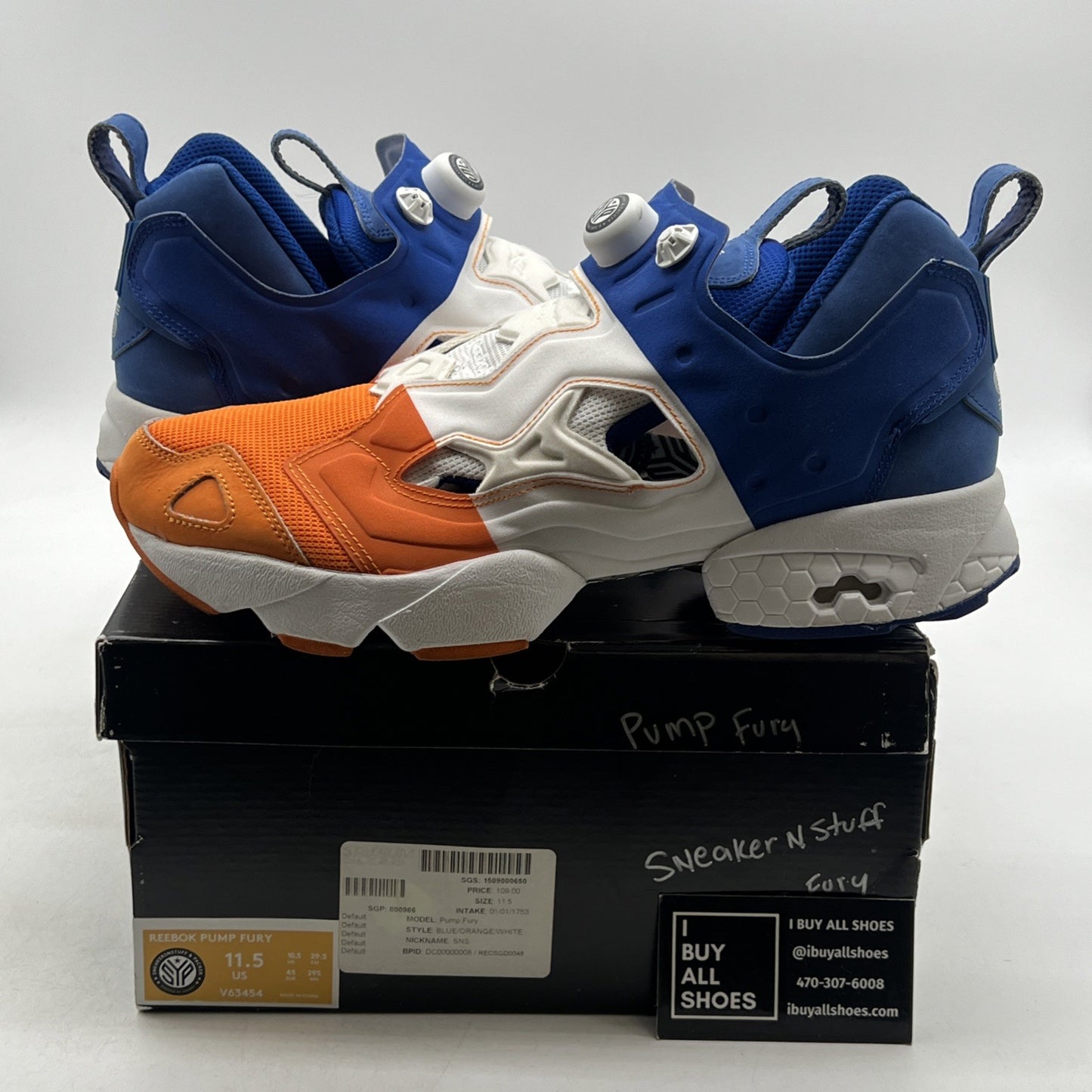 Size 11.5 - Reebok Sneakersnstuff x Token 38 x Packer x InstaPump Fury (V63454)
