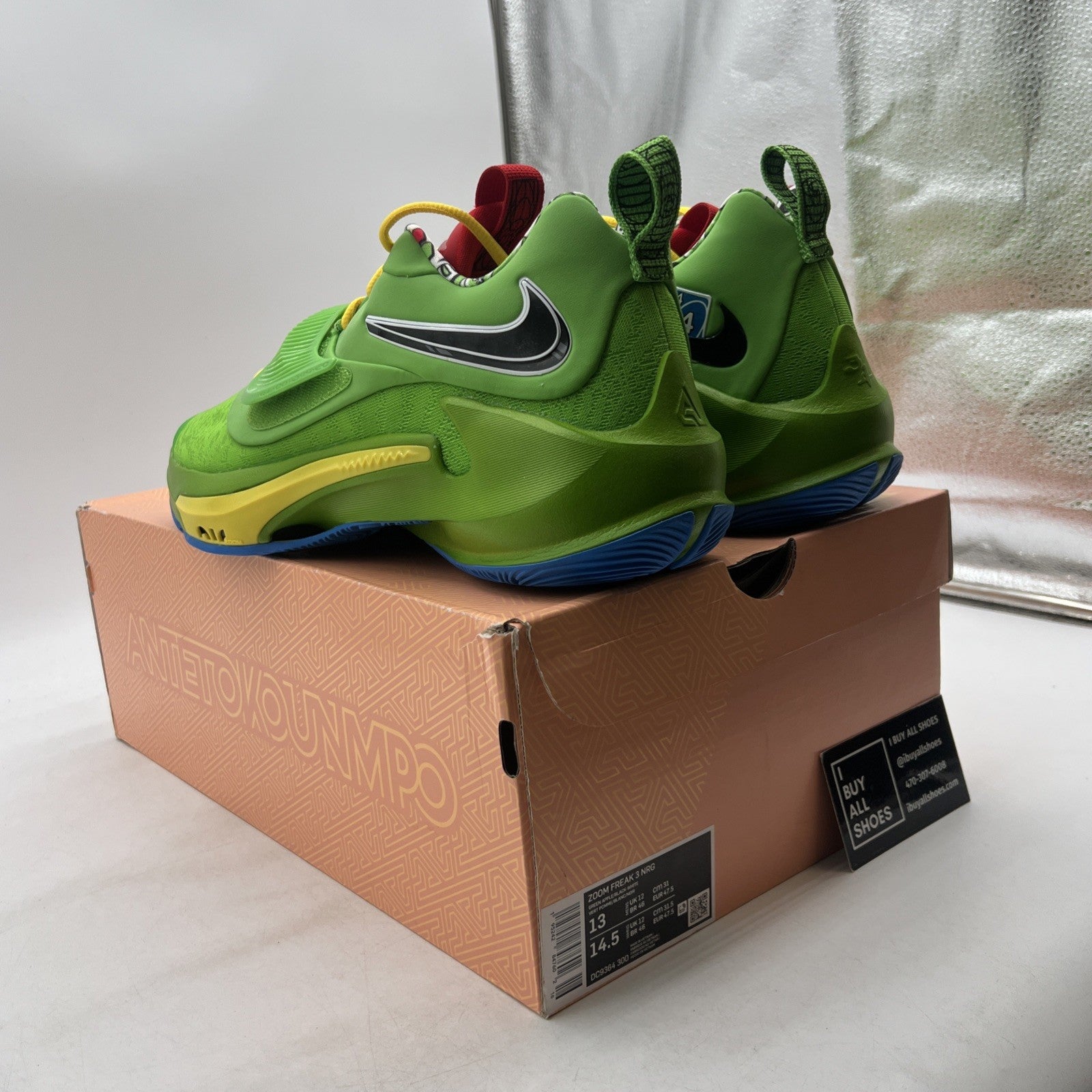 Size 13 - Nike Zoom Freak 3 NRG '50TH Green Bean (DC9364-300)