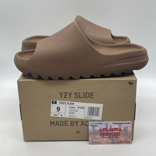 Size 9 - Yeezy Slides Flax Brown (FZ5896)