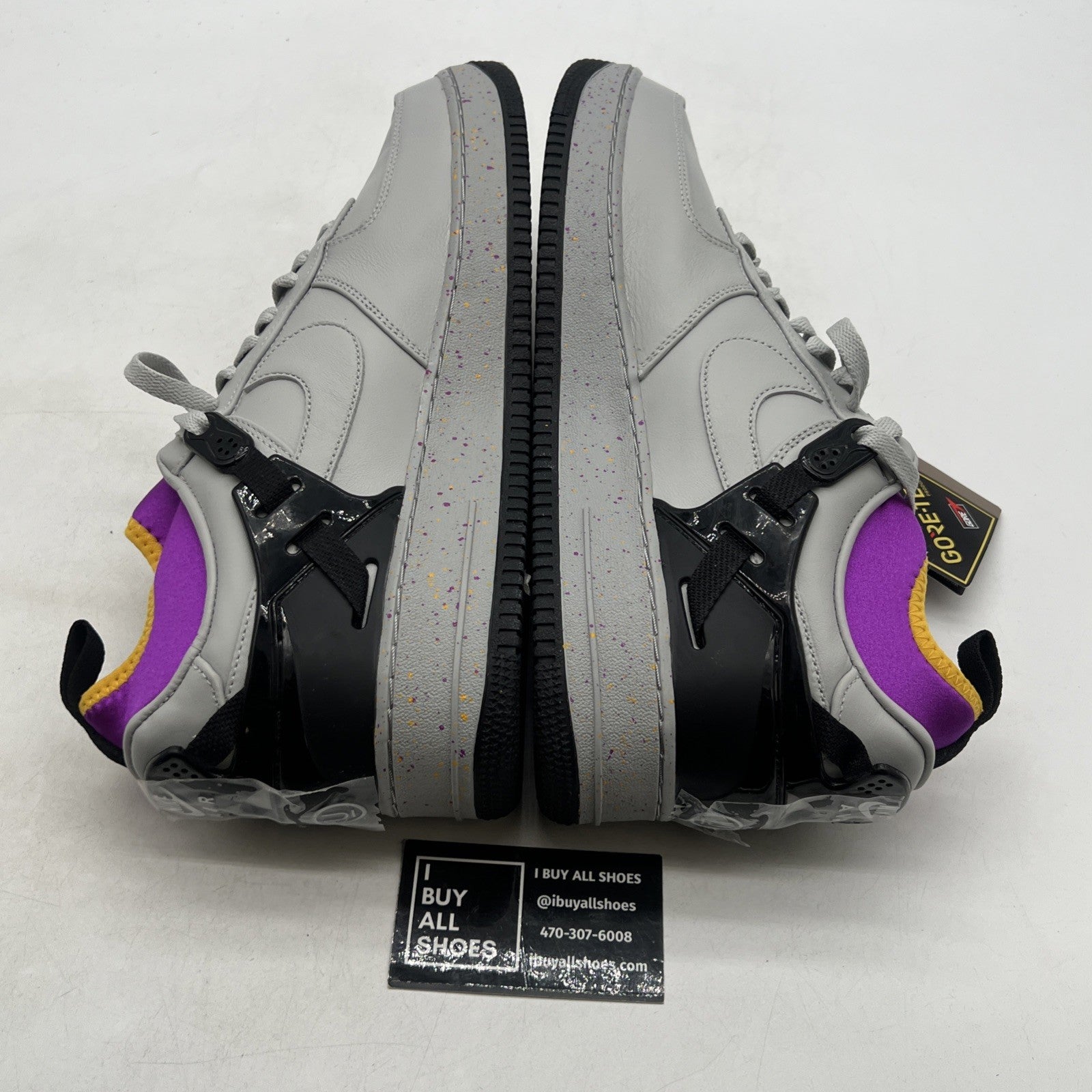 Size 13 - Nike Undercover x Air Force 1 SP GORE-TEX Low Grey Fog (DQ7558-001)
