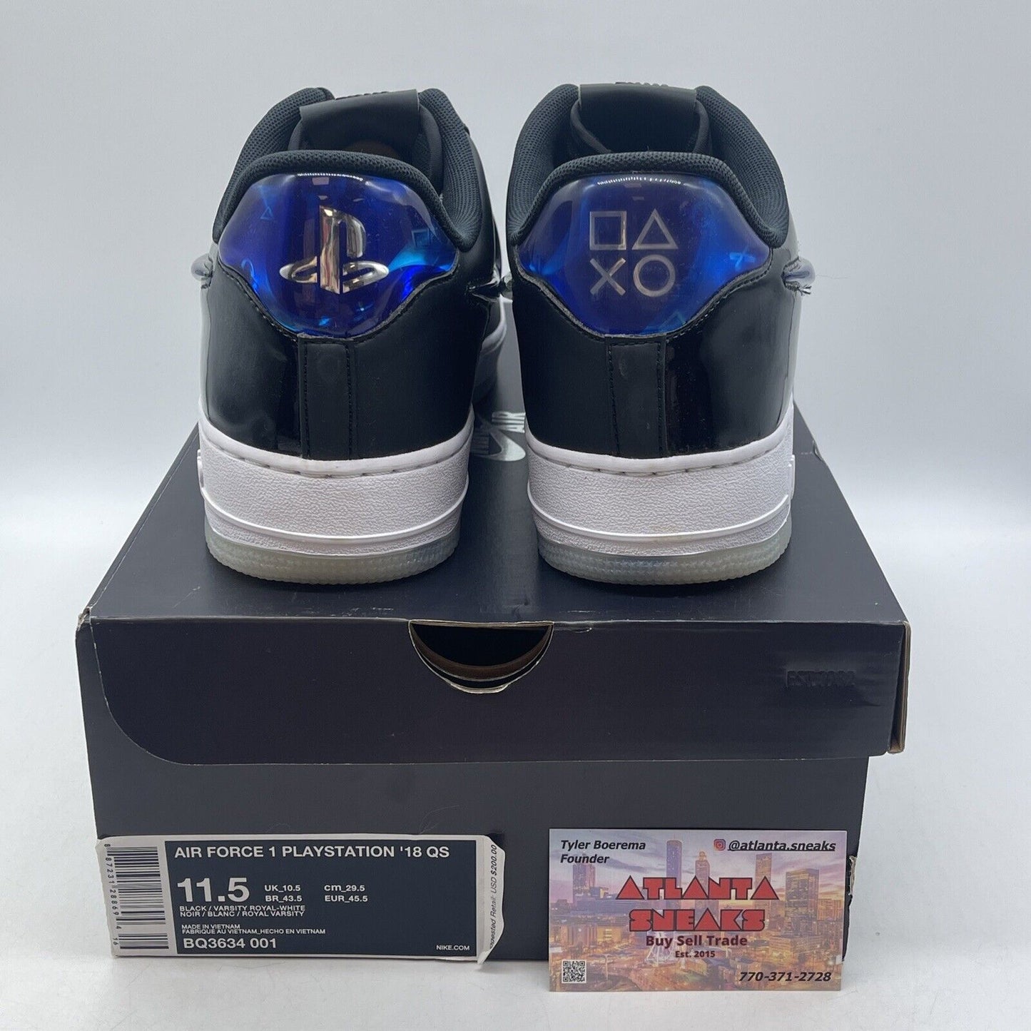 Size 11.5 - Nike Playstation x Air Force 1 '18 QS Low Playstation (BQ3634-001)