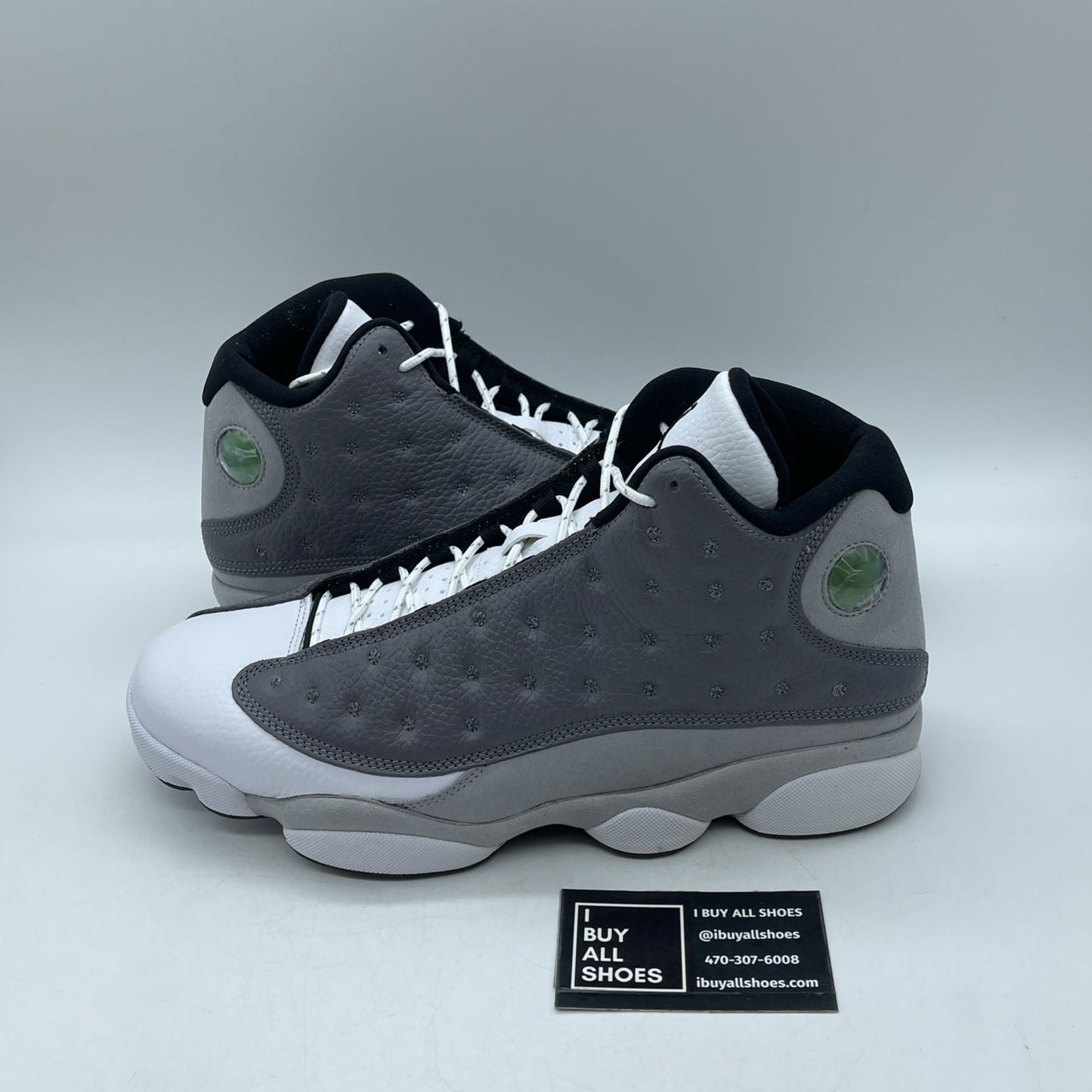 Size 10.5 - Air Jordan 13 Retro Atmosphere Grey Suede Leather (414571-016)