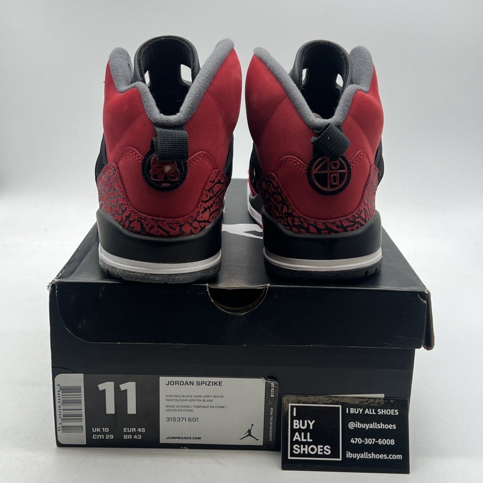 Size 11 - Jordan Spizike Toro Bravo (315371-601)