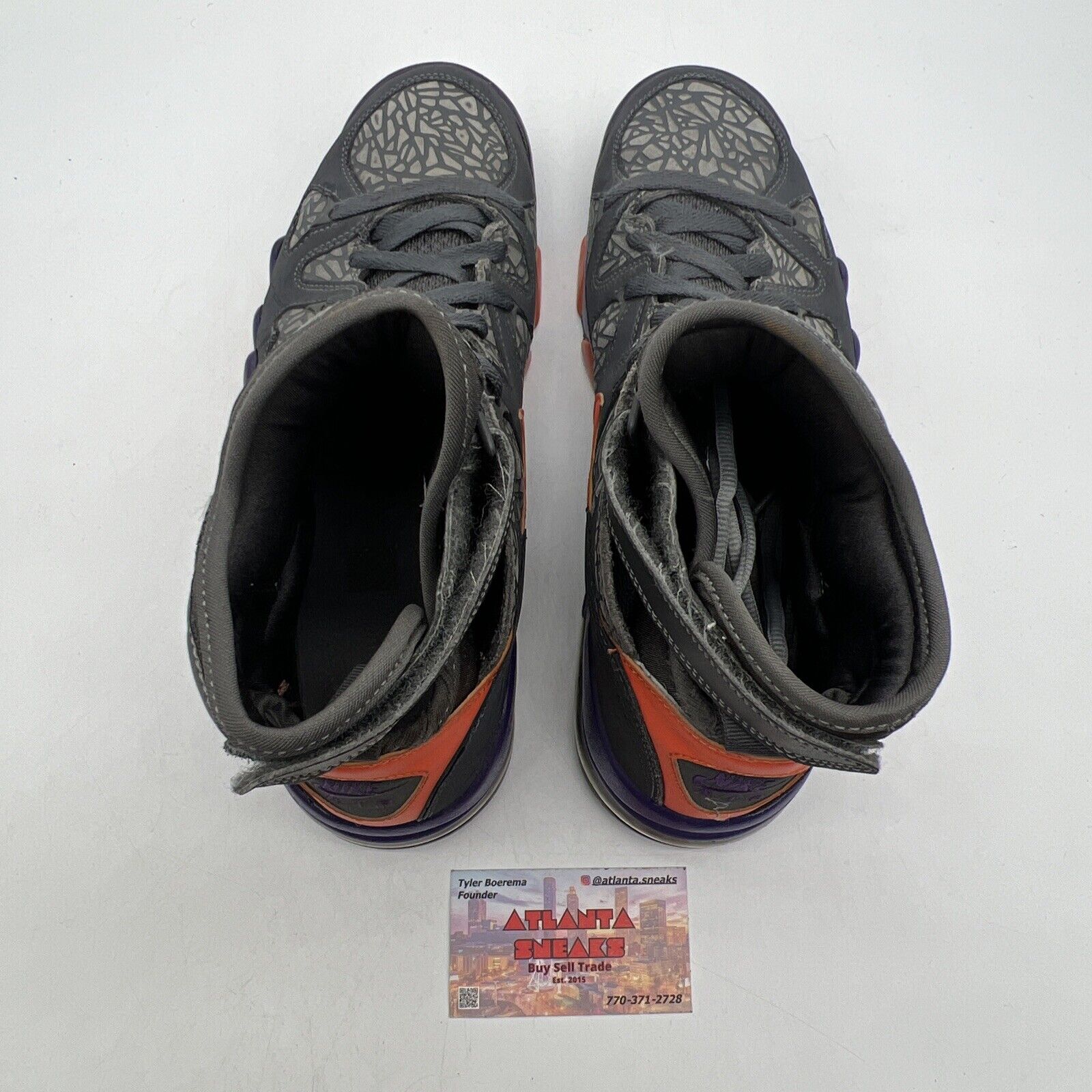 Size 11 - Nike Air Max 2 Strong Gray Suede Orange Purple Leather (CW5458-100)